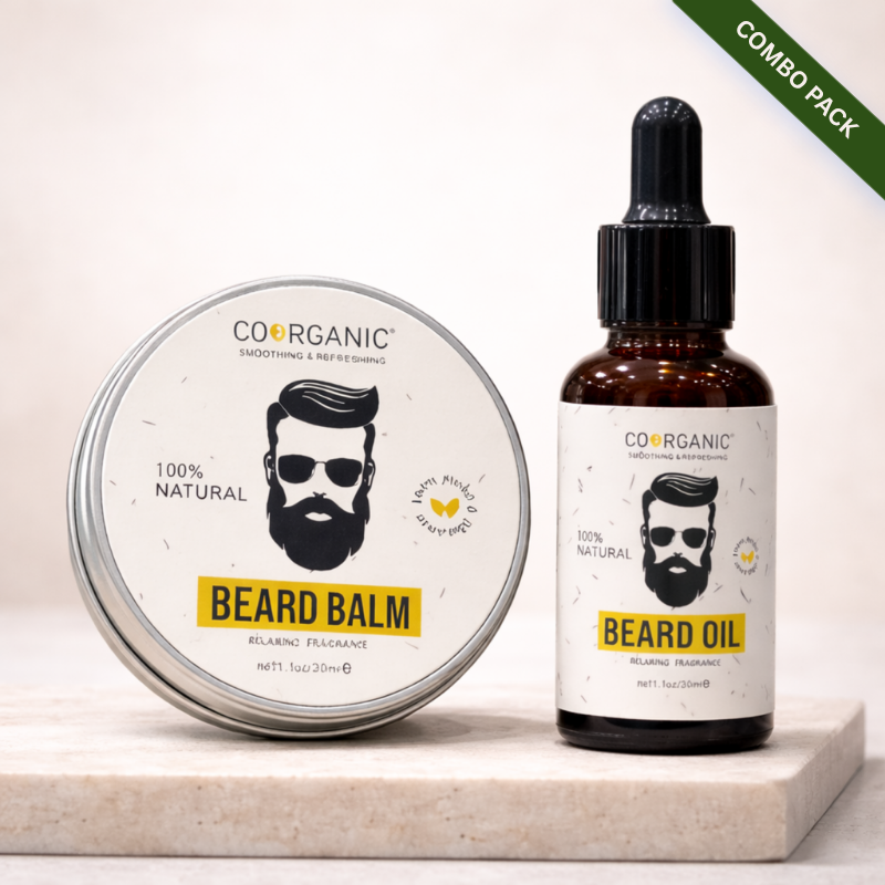 COORGANIC™ Beard Care Kit – Beard Oil & Beard Balm Combo